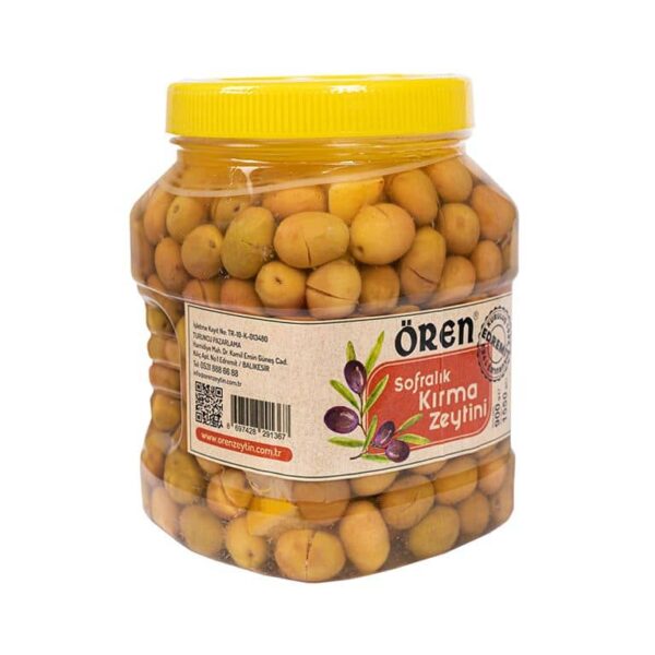 Çekiçte Taş Kırma Yeşil Zeytin 1 Kg