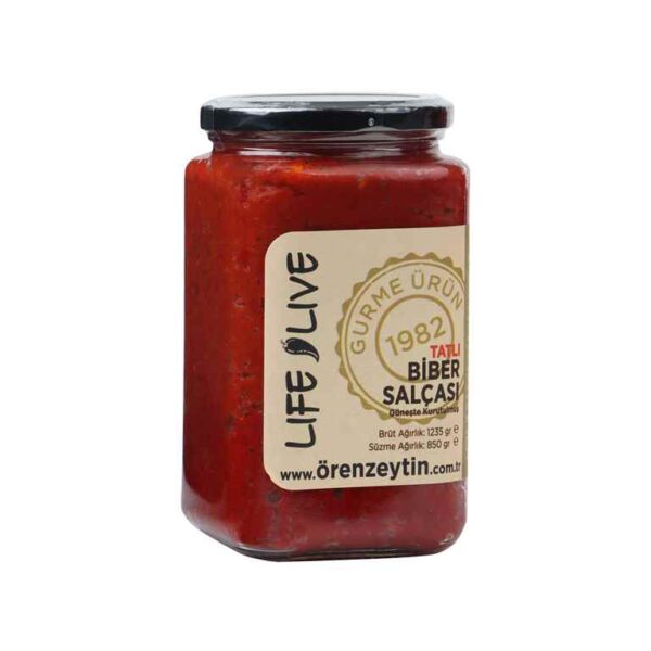 Güneşte Kurutulmuş Tatlı Biber Salçası