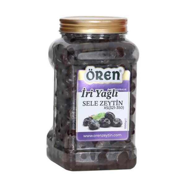 İri Yağlı Siyah Sele Zeytin 1 Kg